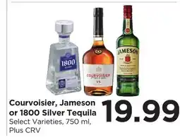 Food 4 Less Courvoisier, Jameson or 1800 Silver Tequila offer