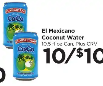 Food 4 Less El Mexicano Coconut Water offer