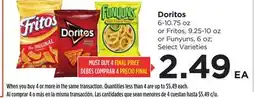Food 4 Less Doritos offer