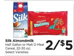 Food 4 Less Silk Almondmilk offer