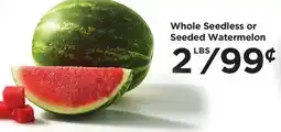 Food 4 Less Whole Seedless or Seeded Watermelon offer