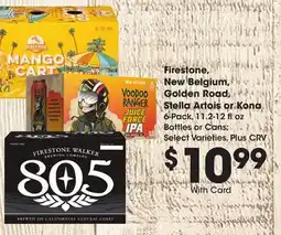 Ralphs Firestone, New Belgium, Golden Road, Stella Artois or Kona offer