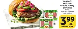 Vons Jennie-O 93% Lean Ground Turkey or Patties offer