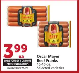 Vons Oscar Mayer Beef Franks offer