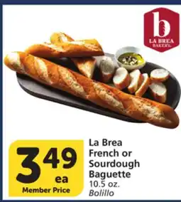 Vons La Brea French or Sourdough Baguette offer