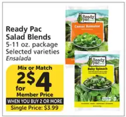 Vons Ready Pac Salad Blends offer