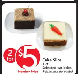 Vons Cake Slice offer