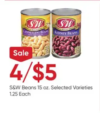 Stater Bros S&W Beans offer