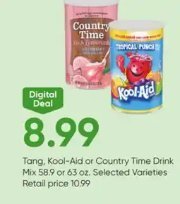 Stater Bros Tang, Kool-Aid or Country Time Drink Mix offer