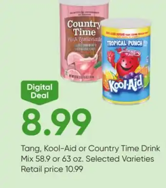 Stater Bros Tang, Kool-Aid or Country Time Drink Mix offer