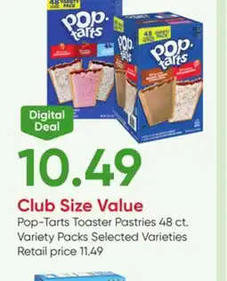 Stater Bros Pop-Tarts Toaster Pastries offer
