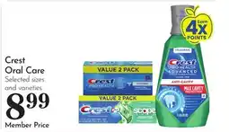 Pavilions Crest Oral Care offer