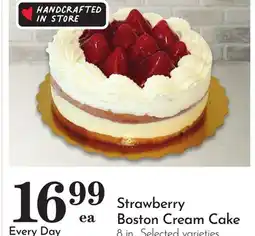 Pavilions Strawberry Boston Cream Cake offer