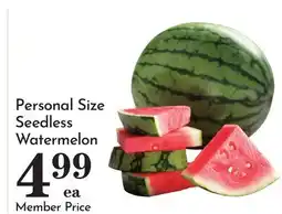Pavilions Personal Size Seedless Watermelon offer