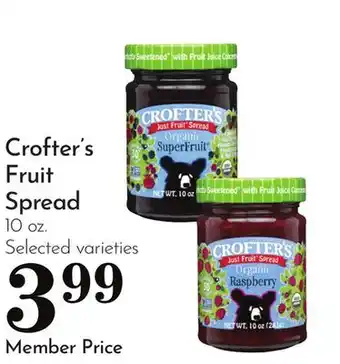Pavilions Crofter's Fruit Spread offer