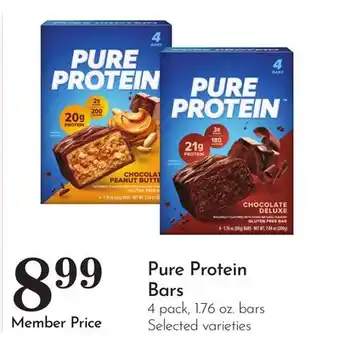 Pavilions Pure Protein Bars offer