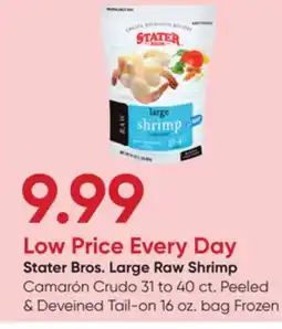 Stater Bros Stater Bros. Large Raw Shrimp offer