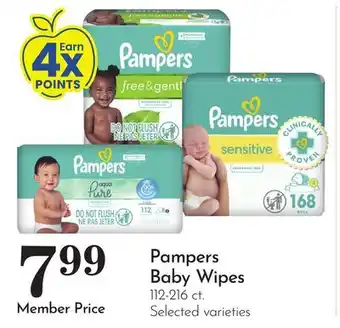 Pavilions Pampers Baby Wipes offer