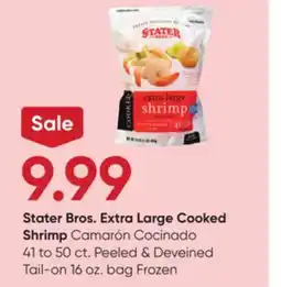 Stater Bros Stater Bros. Extra Large Cooked Shrimp offer
