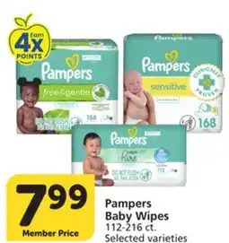 Albertsons Pampers Baby Wipes offer