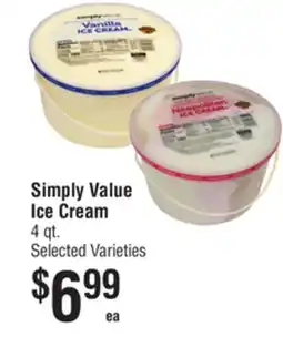 Smart & Final Simply Value Ice Cream offer