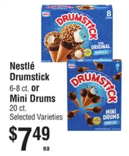 Smart & Final Nestlé Drumstick or Mini Drums offer