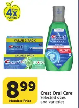 Albertsons Crest Oral Care offer