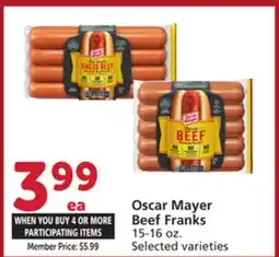 Albertsons Oscar Mayer Beef Franks offer