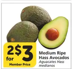 Albertsons Medium Ripe Hass Avocados offer