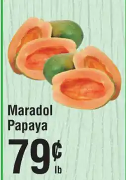 Smart & Final Maradol Papaya offer