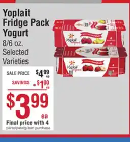 Smart & Final Yoplait Fridge Pack Yogurt offer