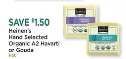 Heinen's Heinen's Hand Selected Organic A2 Havarti or Gouda offer