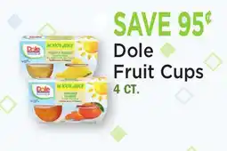 Heinen's Dole Fruit Cups offer