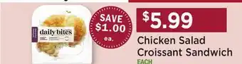 Heinen's Chicken Salad Croissant Sandwich offer