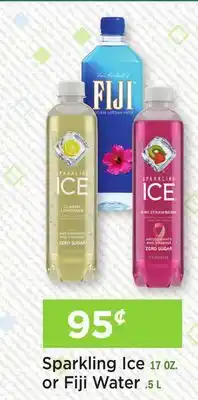Heinen's Sparkling Ice 17 OZ. or Fiji Water. 5 L offer
