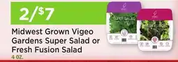 Heinen's Midwest Grown Vigeo Gardens Super Salad or Fresh Fusion Salad offer