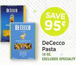 Heinen's DeCecco Pasta offer