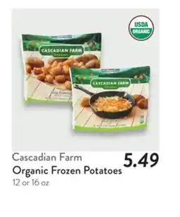 Fresh Thyme Cascadian Farm Organic Frozen Potatoes offer
