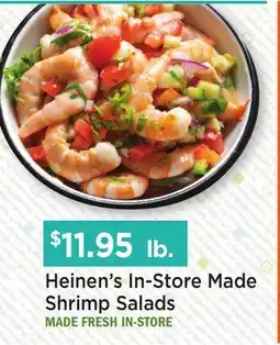 Heinen's Heinen's In-Store Made Shrimp Salads offer