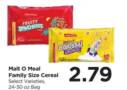 Food 4 Less Malt O Meal Family Size Cereal offer