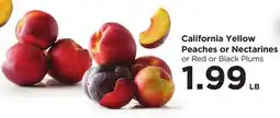 Food 4 Less California Yellow Peaches or Nectarines offer