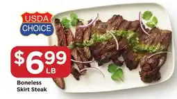 Food 4 Less Boneless Skirt Steak offer
