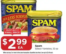 Food 4 Less Spam offer