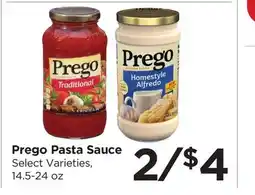 Food 4 Less Prego Pasta Sauce offer