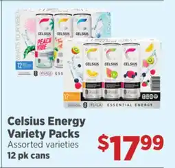 Gordon Food Services Celsius Energy Variety Packs offer
