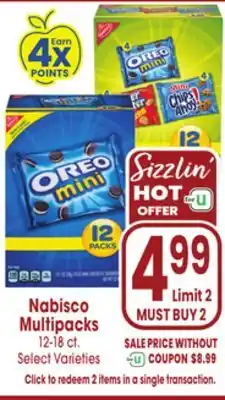 Jewel-Osco Nabisco Multipacks offer
