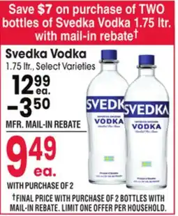 Jewel-Osco Svedka Vodka offer