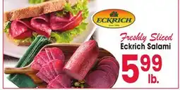 Jewel-Osco Eckrich Salami offer