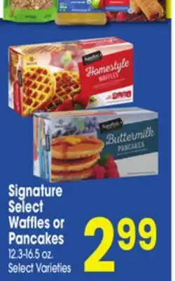 Jewel-Osco Signature Select Waffles or Pancakes offer