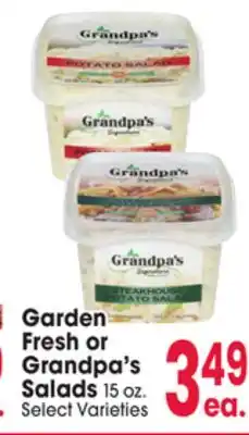 Jewel-Osco Garden Fresh or Grandpa's Salads offer